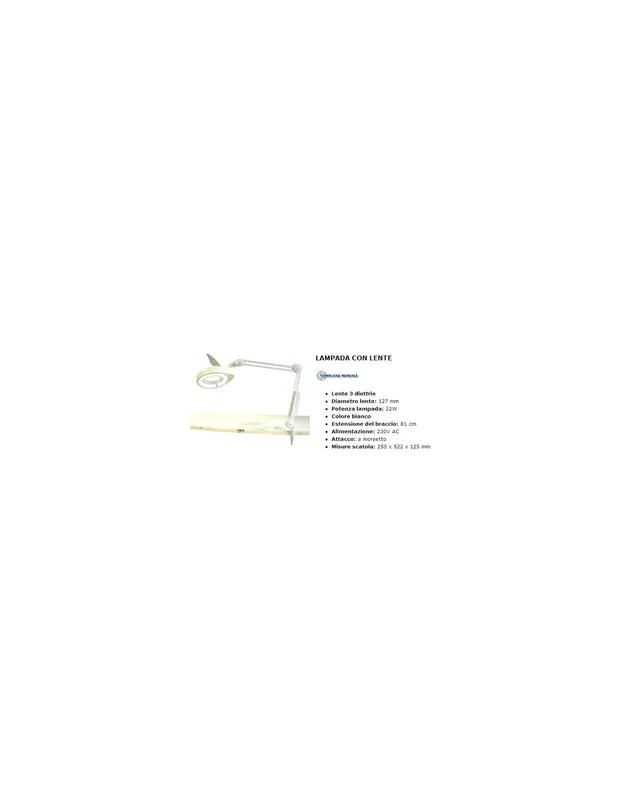 Lampada laboratorio con lente 22w professionale Compra Adesso