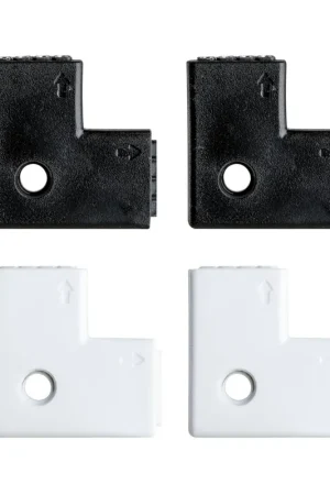 Solo Oggi Giunto ad angolo per striscia led Paulmann YourLED max 60W bianco nero - 70599