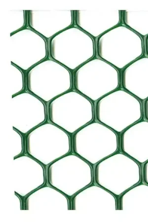 Popolare RETE PLASTICA MAGLIA ESAGONALE VERDE H 100cm