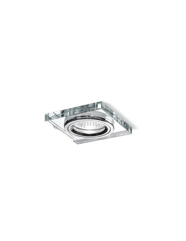 Gea Led Ophelia GFA321 faretto ad incasso quadrato in cristallo attacco GU10 A Buon Prezzo