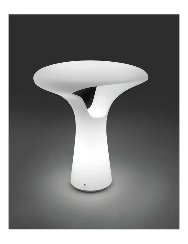 Compra Oggi Stesso Vistosi Ferea LT lampada da tavolo di design con vetro bianco satinato