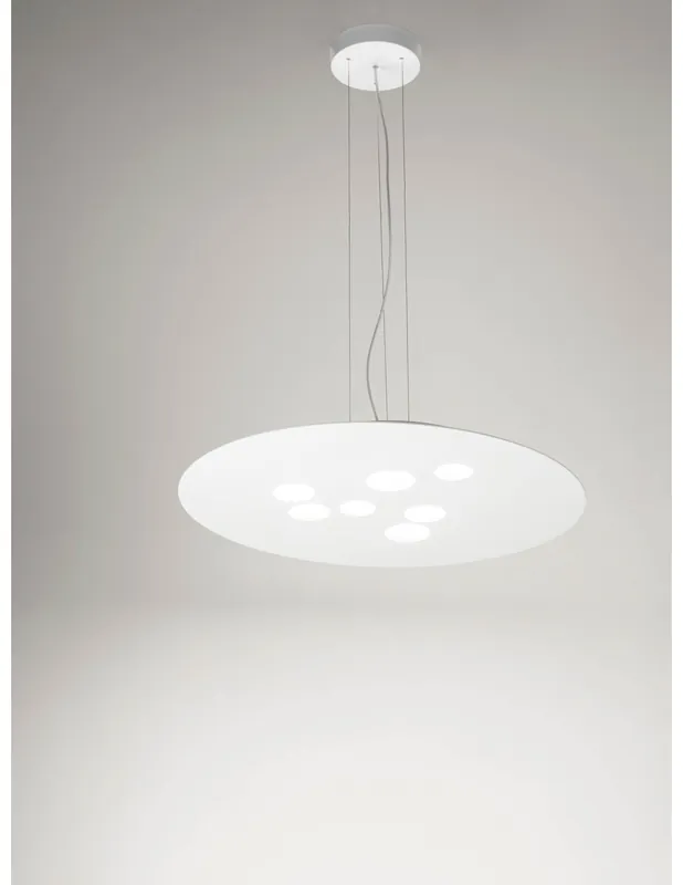 Luna s GeaLuce lampadario moderno LED 60x72,5 cm bianco o tortora A Buon Prezzo