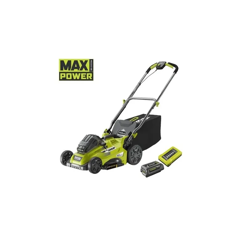 Spedito Oggi Rasaerba tosaerba a batteria RYOBI 36V Lithium+ MAX POWER diametro taglio 40cm (1x 5.0Ah)