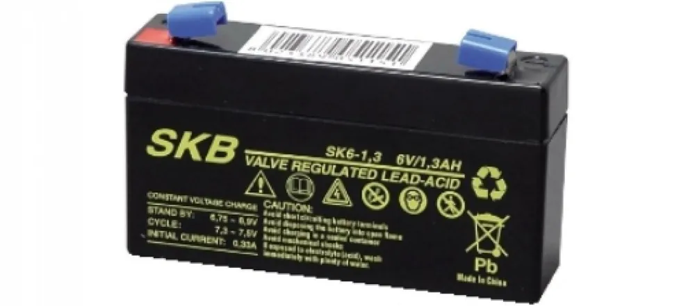 GBS ELETTRONICA GBS BATTERIA AL PIOMBO RICARICABILE 6V 1,3AH 98X24X52MM 38.6201.25 Bestseller