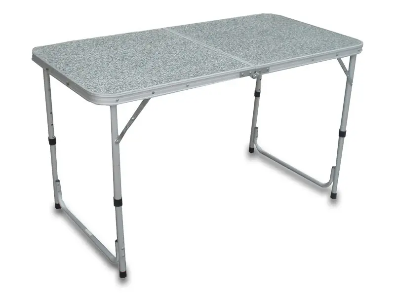 Tavolino pieghevole da giardino, campeggio, tavolo da balcone, picnic 120x60 cm, colore Grigio Miglior Prezzo