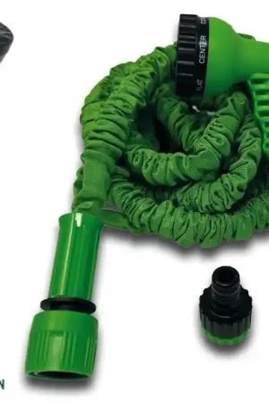 Tubo estensibile EffeGarden 22,5 metri completo di presa rubinetto + raccordi acquastop + lancia regolabile Offerta