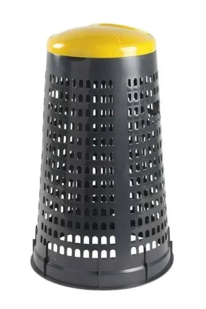 Offerta TRESPOLO RUFF BICOLOR CON COPERCHIO E REGGISACCO GIALLO