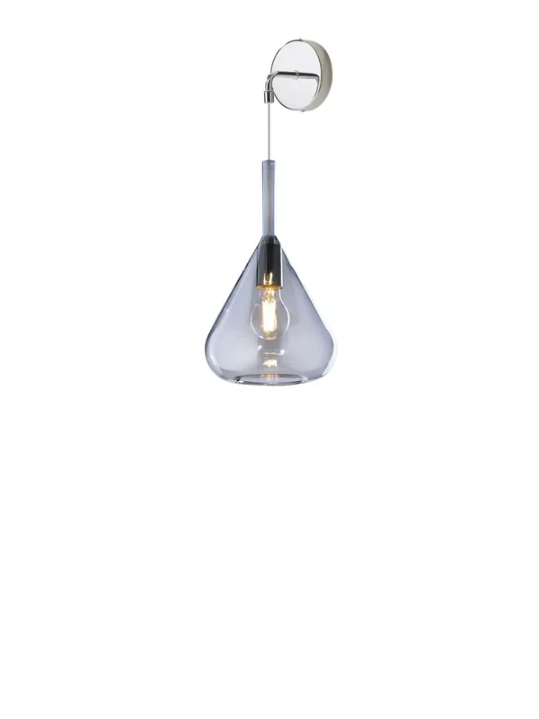 Applique moderno sospeso con vetro soffiato blu a 1 luce tpl 0943 Scelto Dai Clienti