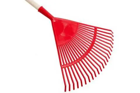 SCOPA PER FOGLIE PLASTICA TRIANGOLARE Solo Oggi