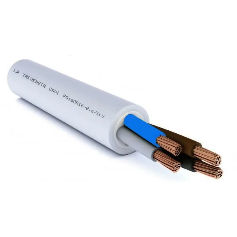 CAVI AL METRO CAVO FG16OR16 MULTIPOLARE FG16 4 CONDUTTORI DA 1.5MMQ FG7-4X1,5 FG16OR16-4X1,5 Spedito Oggi