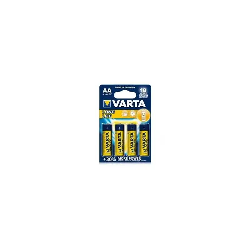 Non Perdere varta aa stilo longlife extra alcalina x4 1,5v VARTA 4106101414
