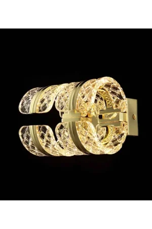 Compra Adesso Applique a led classico design oro acrilico illuminati Retrò