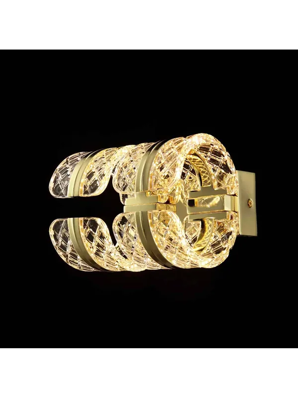 Compra Adesso Applique a led classico design oro acrilico illuminati Retrò