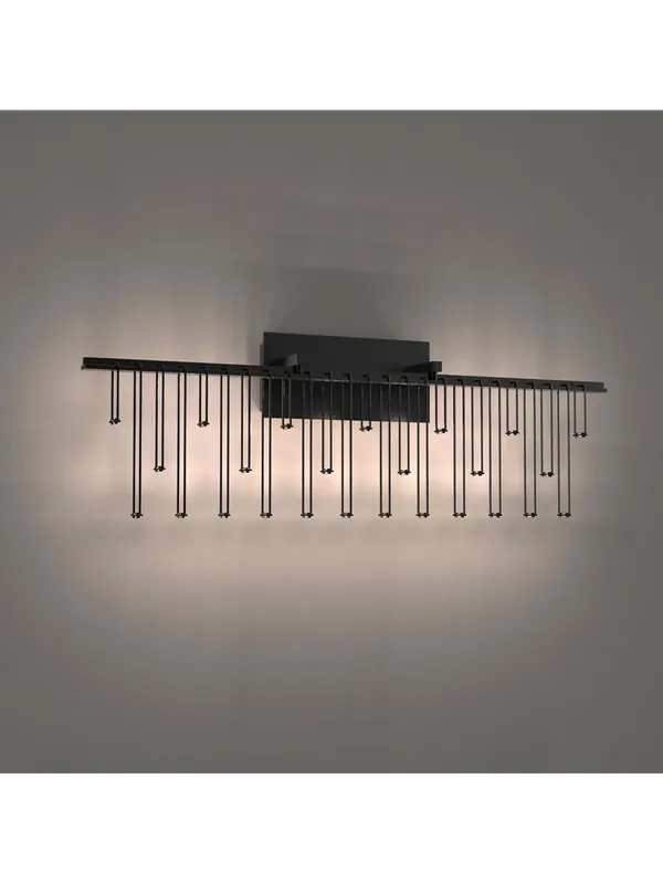 Spedito Oggi Applique a led moderno design nero illuminati Scintilla