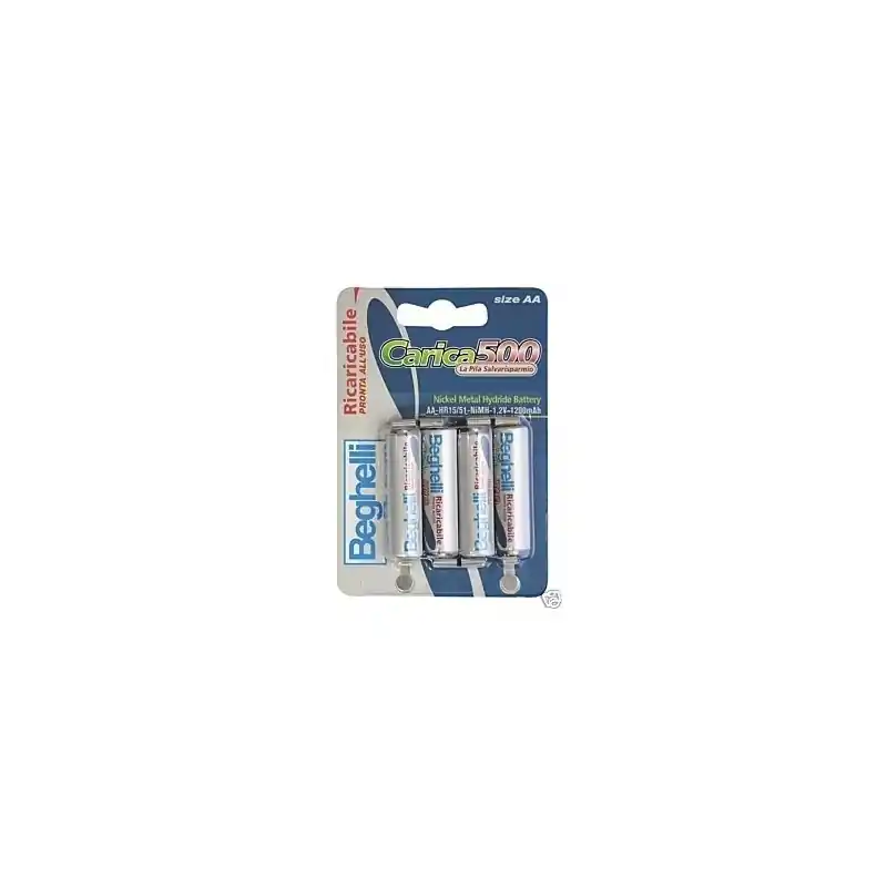 Prezzo Di Fabbrica pile stilo ricaricabili 4pz 1500mah 1,2 beghelli 8851