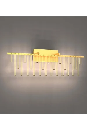 Applique a led moderno design oro illuminati Scintilla Reso Gratuito