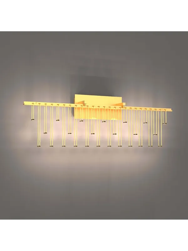 Applique a led moderno design oro illuminati Scintilla Reso Gratuito