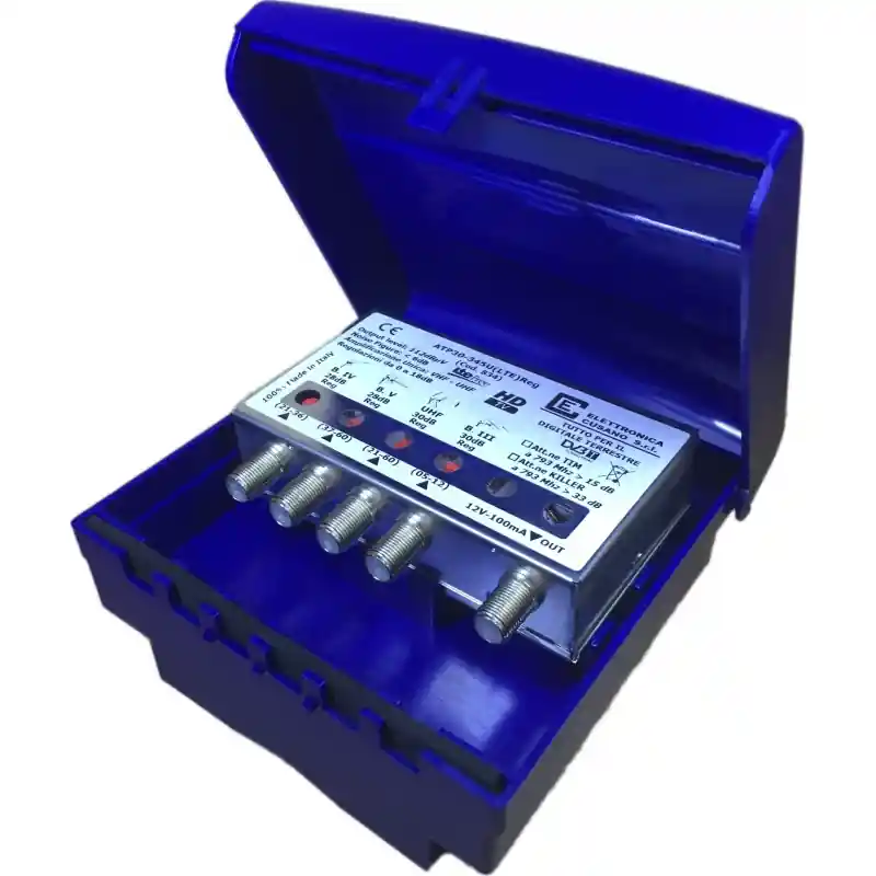 cusano 834 amplificatore da palo con filtro lte e connettori f bande 345u 30db regolabile economico CUSANO 834 Più Venduto
