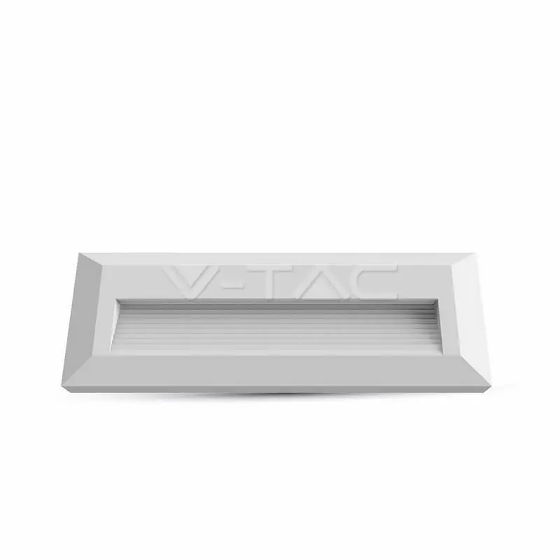 Offerta Del Giorno V-TAC SEGNAPASSO RETTANGOLARE BIANCO 3W IP65 LUCE CALDA VT-1162 1327