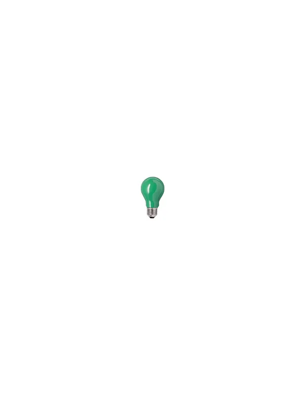 Lampada LED normale goccia colorata verde 6w E27 230v Vendita Finale
