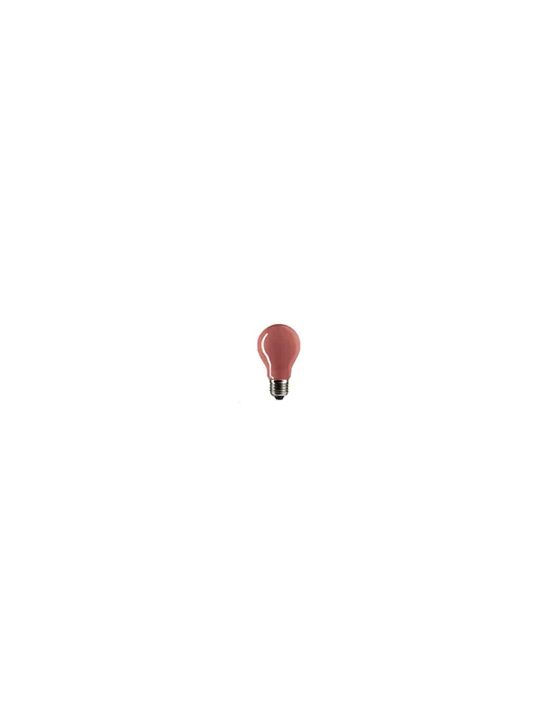 Lampada LED normale goccia colorata rosso 6w E27 230v Promozione