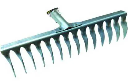 RASTRELLO AEREATORE ASSOLCATORE ACCIAIO ZINCATO 14 DENTI Prezzo Scontato