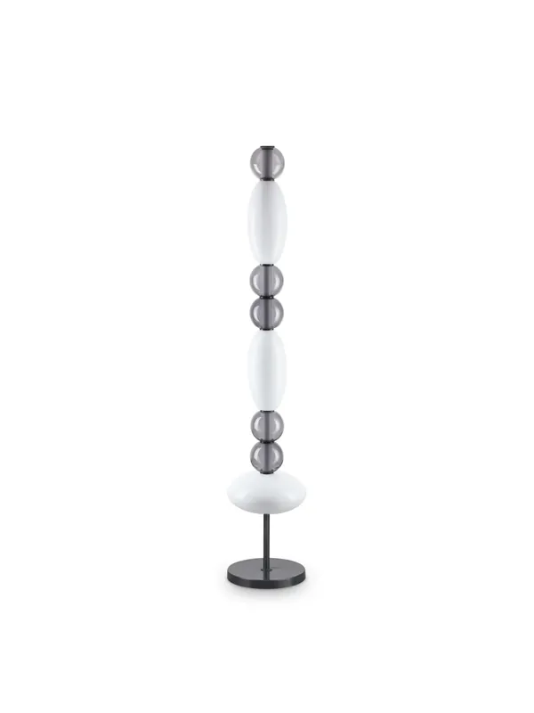 Piantana lampada da terra moderna a led in vetro soffiato DL1910 Prezzo Ridotto