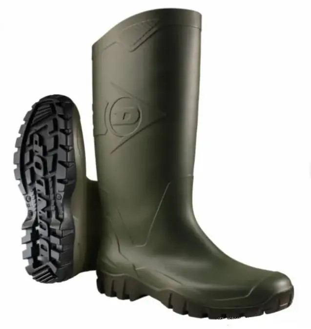 Nuovo Arrivo Stivale al ginocchio Dunlop interamente realizzato in PVC, taglia 46