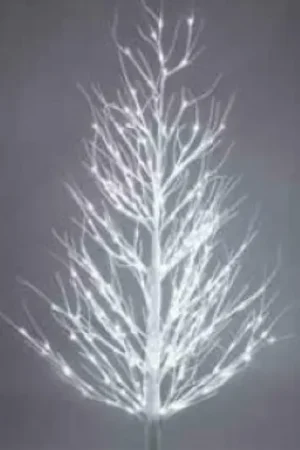 NEW LAMPS ALBERO LED BIANCO 1,5MT CON TELECOMANDO IR PER USO INTERNO 51-271 Offerta Del Giorno