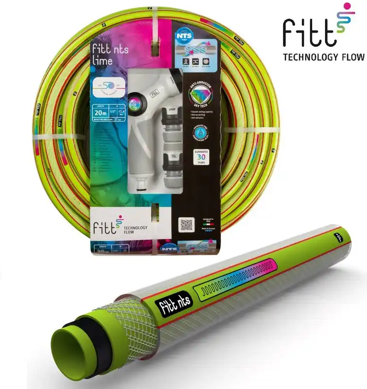 TUBO IRRIGAZIONE A 6 STRATI NTS LIME Ø 1/2" (19mm) Spedizione Espresso