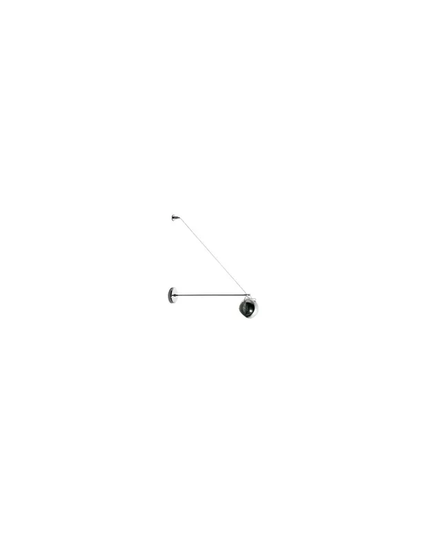 Reso Gratuito Fabbian Beluga Steel D57 D05 lampada a muro moderna