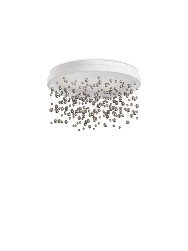 Plafoniera moderna a led con cascata di perle in vetro d.60cm DL1906 Super Prezzo