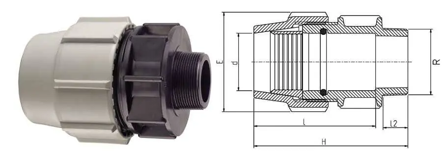 Novità RACCORDO PLASSON MASCHIO 25x3/4"