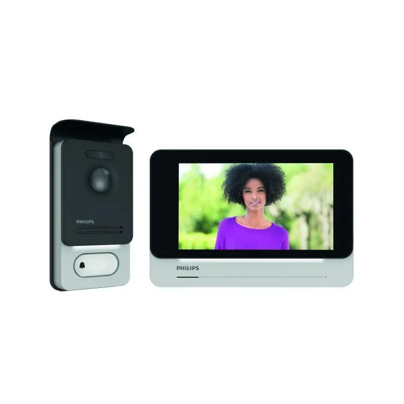 PHILIPS VIDEOCITOFONO 7‘‘ TOUCH WELCOME EYE CONNECT 2 FILI WIFI+APP 531002 DES 9900 VDP Novità