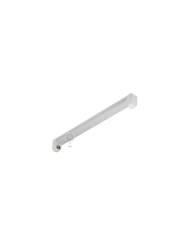 Plafoniera elettrica illuminazione interna clik 1x8w bianco plexiform Professionale