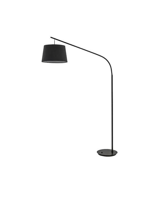 Ultime Pezzi Ideal Lux Daddy PT1 piantana curva paralume nero