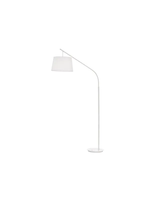 Esclusivo Ideal Lux Daddy PT1 piantana curva paralume bianco