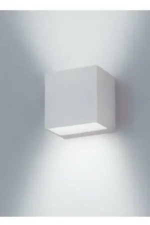 NOBILE ILLUMINAZIONE APPLIQUE LED BIEMISSIONE 2X9W LUCE CALDA 3000K COLORE GRIGIO BA10/2A/3K/G Offerta