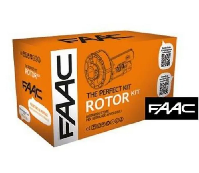 Ultimissimo Modello FAAC KIT AUTOMAZIONE PER SERRANDE AVVOLGIBILI DI PESO MAX 170 KG 109940