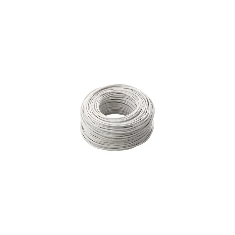 cavo tripolare similgomma bianco h03vvh 3 x 0,50 gommato 100 metri FF5H03VVF30.50B Soddisfatti O Rimborsati