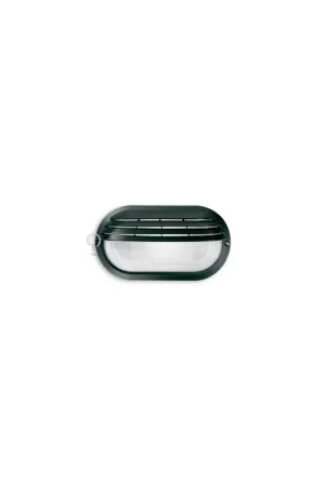 Plafoniera vetro esterno in terno vetro e27 con visiera colore nero 130stner Promo Stagionale