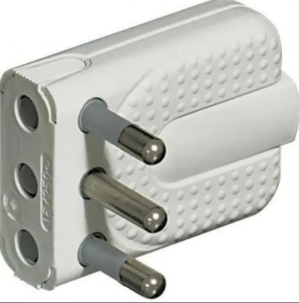 Esclusivo Spina Corner Bticino S2466TAE-salvaspazio- 2P+T 16A