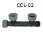 Collettore a colonna COL-02 entrata e uscita hanno filettatura 1" M e 1" F, tutte le uscite hanno filettatura 1" F Occasione