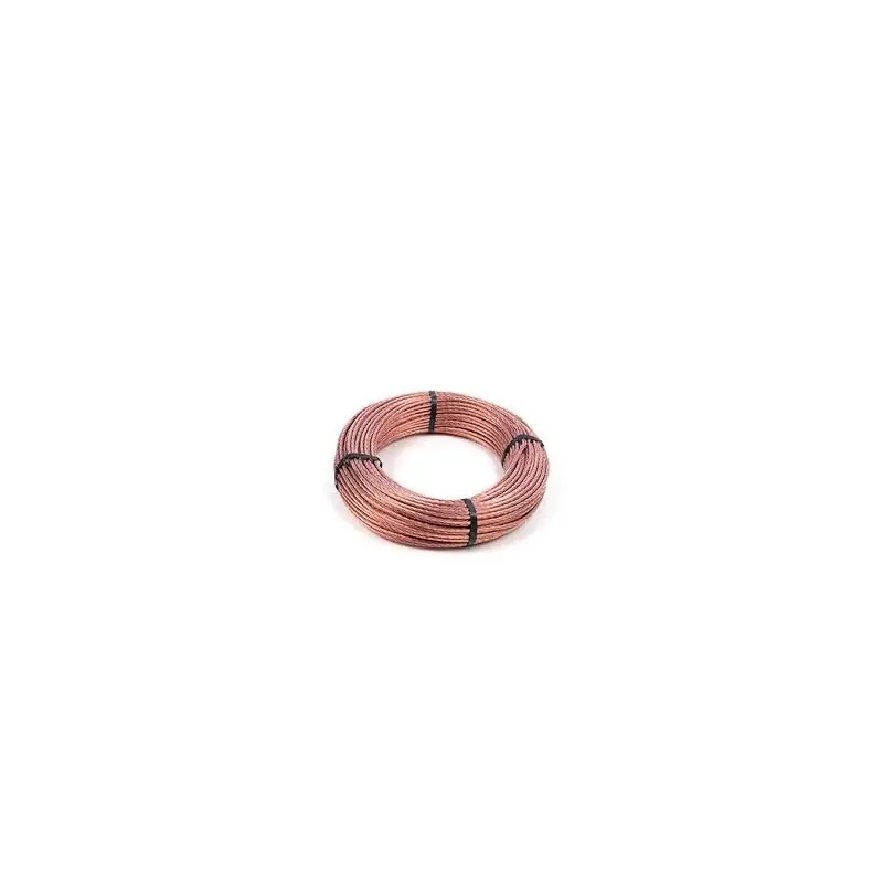 corda treccia rame nudo connessioni elettriche collegamenti di terra 25mm matassa da kg22,8 100 metri FF5CORRIG25M Spedizione Espresso