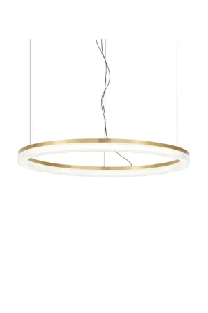 Affare Lampadario a led moderno oro d.80cm DL1835 per soggiorno ufficio