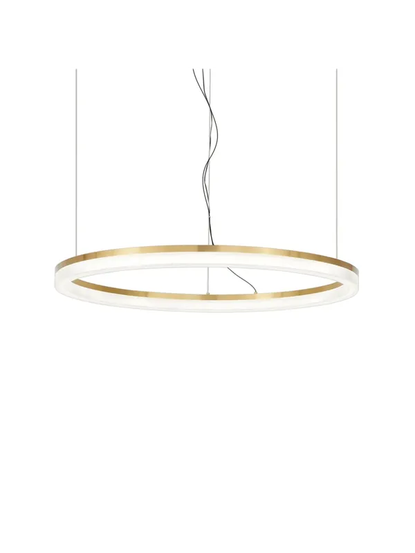 Affare Lampadario a led moderno oro d.80cm DL1835 per soggiorno ufficio