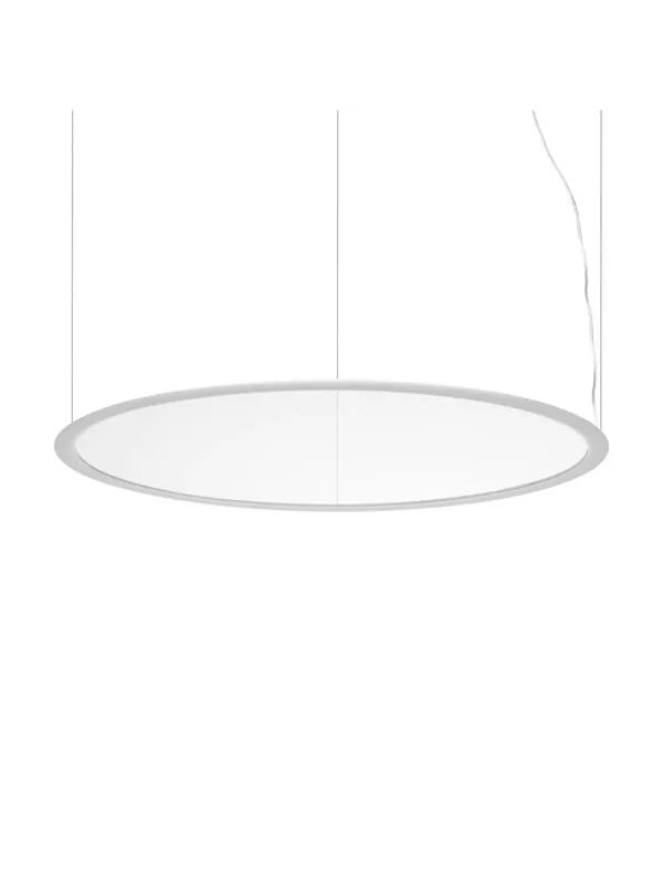 Lampadario a sospensione led moderno bianco d.93cm DL1832 per soggiorno ufficio Scelto Dai Clienti