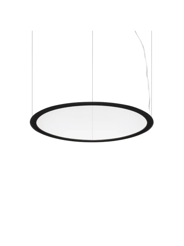 Affare Lampadario a sospensione led moderno nero d.63cm DL1830 per soggiorno ufficio