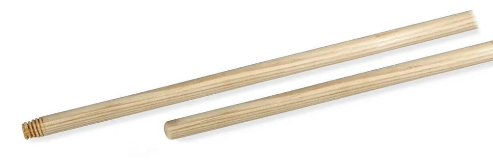 Promozione Manico scopa in legno di faggio con filetto 120cm