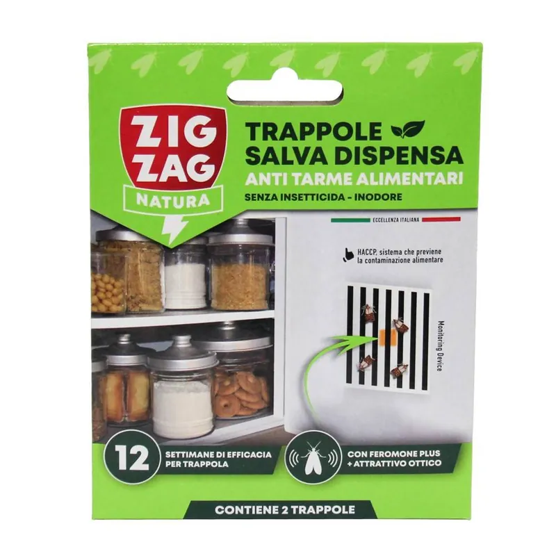 Trappola per le farfalline del cibo ZIG ZAG Salva Dispensa Prezzo Basso